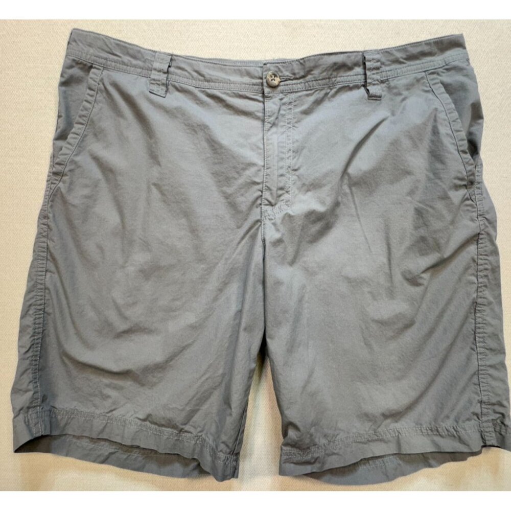 Columbia Men's Casual Chino Shorts Lightweight Size 40 x 10 Gray Outdoor Hiking